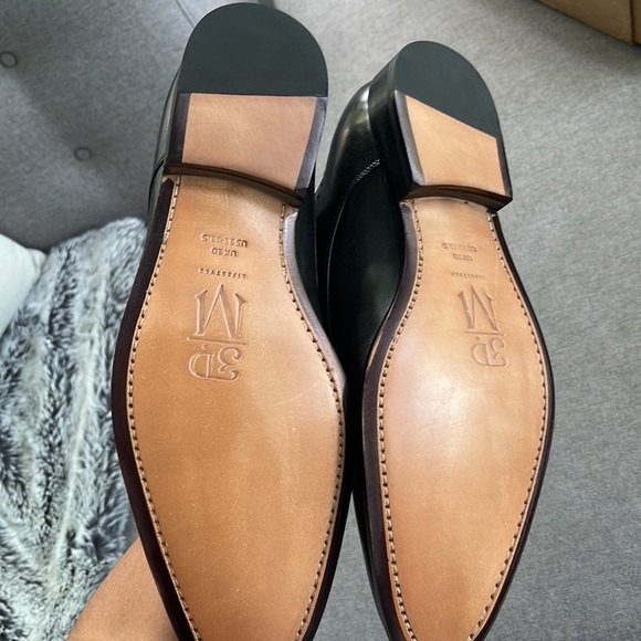 3DM New Black Mens Lace Up Dress Shoes US 11/11.5 - Picture 2 of 5